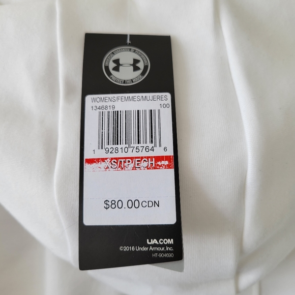 Under Armour Women's Project Rock Double Knit Short Sleeve Tunic XS NWT - Picture 3 of 3